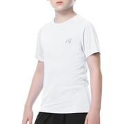 MEETWEE Boy Girl Rash Vest Short Sleeve Costumi da Bagno Rash Guard Top Sun UV Protection UPF 50+ Costumi da Bagno Kid