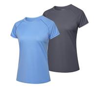 MEETWEE Camicie da Donna T-Shirt a Maniche Corte Atletico Casual Top Quick Dry UPF 50+ Corsa Nuoto Surf Allenamento Yoga Sun Tee Shirt