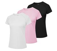 MEETWEE Camicie da Donna T-Shirt a Maniche Corte Atletico Casual Top Quick Dry UPF 50+ Corsa Nuoto Surf Allenamento Yoga Sun Tee Shirt