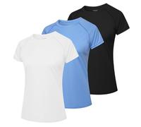 MEETWEE Camicie da Donna T-Shirt a Maniche Corte Atletico Casual Top Quick Dry UPF 50+ Corsa Nuoto Surf Allenamento Yoga Sun Tee Shirt