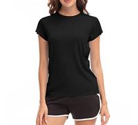MEETWEE Camicie da Donna T-Shirt a Maniche Corte Atletico Casual Top Quick Dry UPF 50+ Corsa Nuoto Surf Allenamento Yoga Sun Tee Shirt