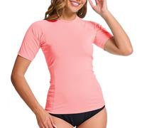 MEETWEE Camicie da Donna T-Shirt a Maniche Corte Atletico Casual Top Quick Dry UPF 50+, Protezione dai Raggi UV Corsa Nuoto Surf Allenamento Yoga Sun Tee Shirt, Rashguards