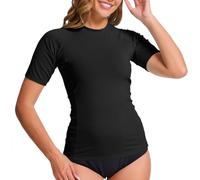 MEETWEE Camicie da Donna T-Shirt a Maniche Corte Atletico Casual Top Quick Dry UPF 50+, Protezione dai Raggi UV Corsa Nuoto Surf Allenamento Yoga Sun Tee Shirt, Rashguards