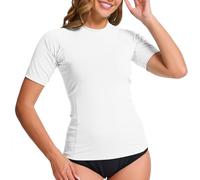 MEETWEE Camicie da Donna T-Shirt a Maniche Corte Atletico Casual Top Quick Dry UPF 50+, Protezione dai Raggi UV Corsa Nuoto Surf Allenamento Yoga Sun Tee Shirt, Rashguards