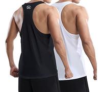 MEETWEE Canotta Uomo, Sportiva Canottiera Gym Tank Top Palestra Canotte Maglie Senza Maniche T Shirt da Bodybuilding Corsa Fitness