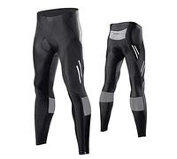 MEETWEE Ciclismo Lunghi Pantaloni Uomo, 3D Gel Imbottito Traspirante Compression Mutande MTB Pantaloni da Bike Biciclette Bici