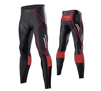 MEETWEE Ciclismo Lunghi Pantaloni Uomo, 3D Gel Imbottito Traspirante Compression Mutande MTB Pantaloni da Bike Biciclette Bici