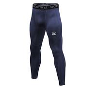 MEETWEE Leggings Uomo, Compressione Calzamaglia Baselayer Pantaloni Sportivo Tights for Gym Jogging Running
