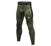 MEETWEE Leggings Uomo, Compressione Calzamaglia Baselayer Pantaloni Sportivo Tights for Gym Jogging Running