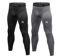 MEETWEE Leggings Uomo, Compressione Calzamaglia Baselayer Pantaloni Sportivo Tights for Gym Jogging Running
