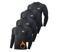 MEETWEE Maglia Termica Uomo, Maglia a Manica Lunga Compression Maglietta Biancheria Intima Sport T-Shirt Baselayer da Corsa Ciclismo Fitness