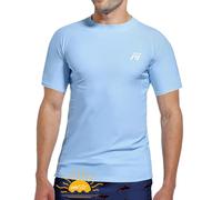 MEETWEE Maglietta da Uomo Rash Guard Rash Vest da Uomo a Maniche Lunghe,Protezione UV UPF 50+,ad Asciugatura Rapida,per Nuoto,Surf,Sport Acquatici