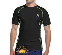 MEETWEE Maglietta da Uomo Rash Guard Rash Vest da Uomo a Maniche Lunghe,Protezione UV UPF 50+,ad Asciugatura Rapida,per Nuoto,Surf,Sport Acquatici