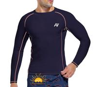 MEETWEE Maglietta da Uomo Rash Guard Rash Vest da Uomo a Maniche Lunghe,Protezione UV UPF 50+,ad Asciugatura Rapida,per Nuoto,Surf,Sport Acquatici