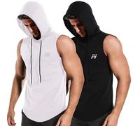 MEETWEE Maglietta Uomo Canotta Senza Maniche & Maglia a Maniche Lunghe Uomo Asciugatura Rapida per Running Fitness