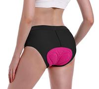 MEETWEE Pantaloncini da Ciclismo da Donna, 4D Gel Imbottiti Intimo Pantaloncini da Bici Antiscivolo Intimo MTB da Ciclismo Donna Traspirante Pantaloncini Corti da Ciclismo