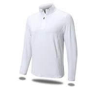MEETWEE Polo Uomo Golf Manica Lunga Uomo, Functional Polo Shirt Protezione UV Shirt Quick Drying Traspirante Sport Outdoor