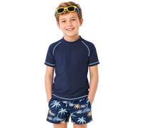 MEETWEE Ragazzi Che Nuotano a Manica Corta/Lunga Camicia Bambini Che Nuotano UV Tshirt Bambini Che Nuotano Camicia RashVest Surfing Tshirt Asciugatura Rapida Spiaggia Camicia Watersport Top