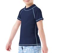 MEETWEE Ragazzi Che Nuotano a Manica Corta/Lunga Camicia Bambini Che Nuotano UV Tshirt Bambini Che Nuotano Camicia RashVest Surfing Tshirt Asciugatura Rapida Spiaggia Camicia Watersport Top