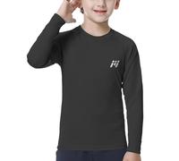 MEETWEE Ragazzi Rash Guard - Maglietta Nuoto Manica Lunga UV Protezione, UPF50+ Costume da Bagno per Bambini per Surf Beach Pool