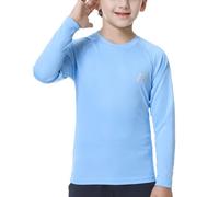 MEETWEE Ragazzo Ragazza Manica Lunga Rash Vest Guard Bambini Nuoto Top UV Protezione Solare per Surf Beach Pool