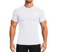 MEETWEE Rashguard Uomo a Maniche Lunga/Corta,Maglia da Bagno con Protezione UV UPF 50+,Asciugatura Rapida e Tessuto Compressivo Traspirante per Surf