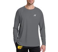 MEETWEE Rashguard Uomo,Maglietta UPF 50+ Protezione UV,Asciugatura Rapida e Traspirante per Surf,Nuoto,Corsa e attività Outdoor