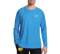 MEETWEE Rashguard Uomo,Maglietta UPF 50+ Protezione UV,Asciugatura Rapida e Traspirante per Surf,Nuoto,Corsa e attività Outdoor