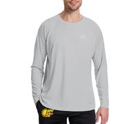 MEETWEE Rashguard Uomo,Maglietta UPF 50+ Protezione UV,Asciugatura Rapida e Traspirante per Surf,Nuoto,Corsa e attività Outdoor