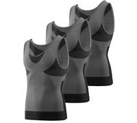 MEETYOO Canotta a Compressione da Uomo,Camicia Compressione Asciugatura Maglietta Senza Maniche Modellante e Snellente Body Shaper Tee Shirt Runnig Sportiva Fitness