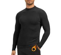 MEETYOO Intimo Termico Uomo Maglia a Maniche Lunghe Leggera Camicia da Lavoro e Sportiva Morbida per Climi Freddi