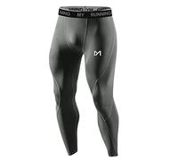 MEETYOO Leggings Uomo, Calzamaglie Sportive Pantaloni Fitness Compressione Baselayer per Jogging Ciclismo Running