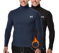 MEETYOO Maglia Termica Uomo, Maglia a Manica Lunga Compression Maglietta Biancheria Intima Sport T-Shirt Baselayer da Corsa Ciclismo Fitness