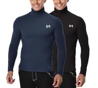 MEETYOO Maglia Termica Uomo, Maglia a Manica Lunga Compression Maglietta Biancheria Intima Sport T-Shirt Baselayer da Corsa Ciclismo Fitness