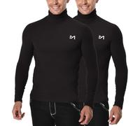 MEETYOO Maglia Termica Uomo, Maglia a Manica Lunga Compression Maglietta Biancheria Intima Sport T-Shirt Baselayer da Corsa Ciclismo Fitness