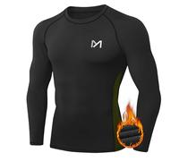 MEETYOO Maglia Termica Uomo, Maglia a Manica Lunga Compression Maglietta Biancheria Intima Sport T-Shirt Baselayer da Corsa Ciclismo Fitness