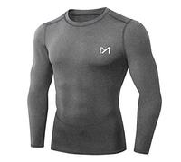 MEETYOO Maglietta Compressione Uomo, Maglie Maniche Lunghe T Shirt Sportiva per Corsa Ciclismo Fitness
