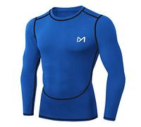 MEETYOO Maglietta Compressione Uomo, Maglie Maniche Lunghe T Shirt Sportiva per Corsa Ciclismo Fitness