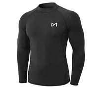 MEETYOO Maglietta Compressione Uomo,Uomo Maglie Maniche Corta/Lunghe T Shirt Sportiva per Corsa Ciclismo Fitness