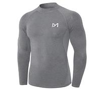 MEETYOO Maglietta Compressione Uomo, Uomo Maglie Maniche Lunghe T Shirt Sportiva per Corsa Ciclismo Fitness