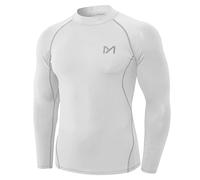 MEETYOO Maglietta Compressione Uomo, Uomo Maglie Maniche Lunghe T Shirt Sportiva per Corsa Ciclismo Fitness