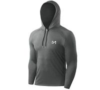MEETYOO Maglietta da Uomo, a Maniche Lunghe, per Corsa, Fitness, Ginnastica