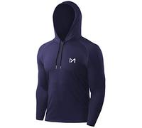 MEETYOO Maglietta da Uomo, a Maniche Lunghe, per Corsa, Fitness, Ginnastica