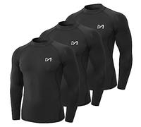 MEETYOO Maglietta Uomo, Maglia a Manica Corta Compressione T Shirt Sportiva per Corsa Ciclismo Fitness