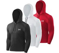 MEETYOO Magliette Uomo, Maglie a Maniche Lunghe T Shirt Sportiva per Corsa Fitness Gym