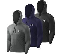 MEETYOO Magliette Uomo, Maglie a Maniche Lunghe T Shirt Sportiva per Corsa Fitness Gym