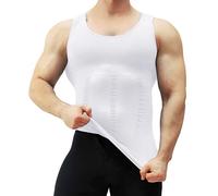 MEETYOO Uomo Body Shaper Senza Maniche Che dimagrisce la Pancia Gilet Termico a Compressione Camicia Canotta Shapewear