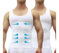 MEETYOO Uomo Body Shaper Senza Maniche Che dimagrisce la Pancia Gilet Termico a Compressione Camicia Canotta Shapewear