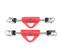 MEEVINWH 2 pezzi Cinghia a molla per pinne da sub in acciaio inossidabile 316 a doppio uso, gruppo cinghia per tallone a molla per pinne da sub con fibbie per pinne a getto per OMS (Rossa)