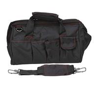 MEEVINWH Borsa Attrezzi per Tecnici Professionisti, Resistente Tessuto Oxford 600D, Tasche Multiple, Apertura con Telaio in Metallo, Ideale per Campeggio, Manutenzione Auto, (14 pollici)